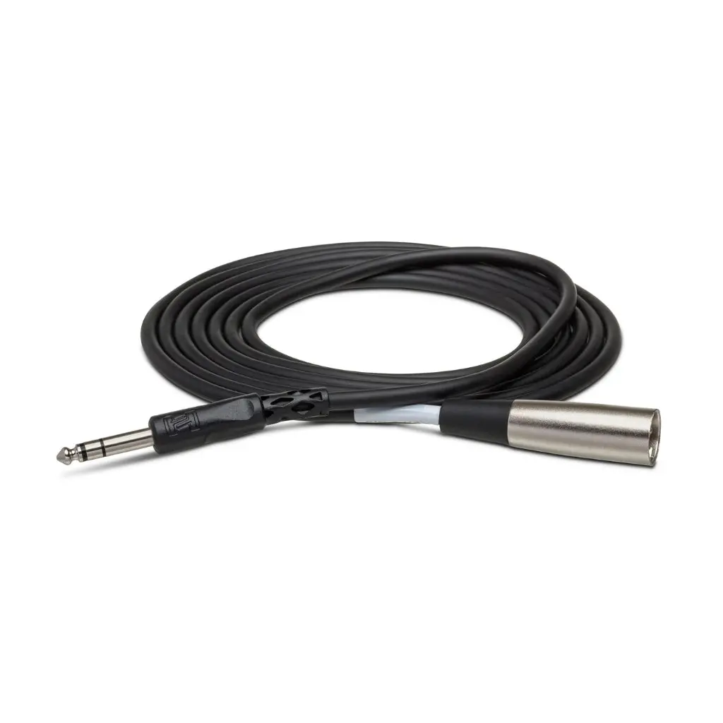 Hosa Technology 1/4 In Trs To Xlr3m Balanced Interconnect Cable 20Ft 1