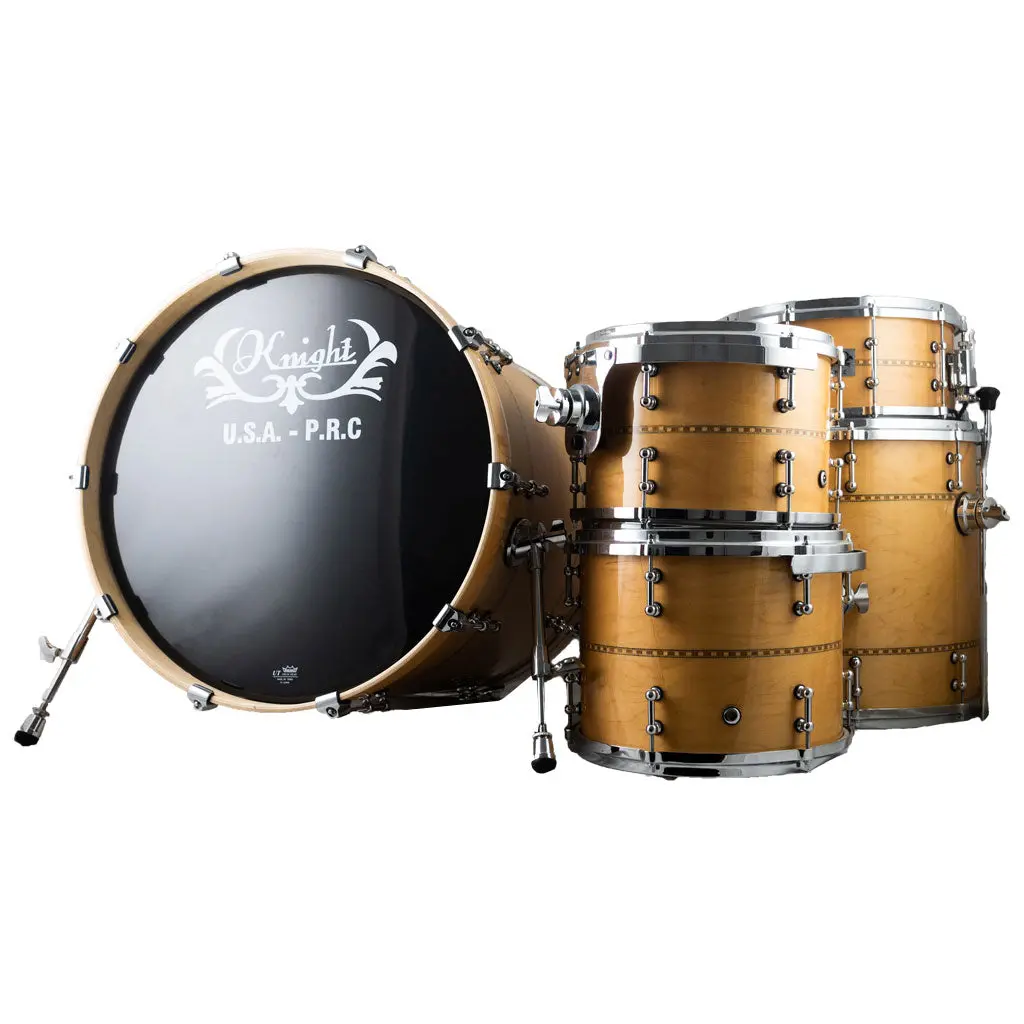 Knight - Sun Series 5-Piece Drum Kit With Hardware - Natural 1