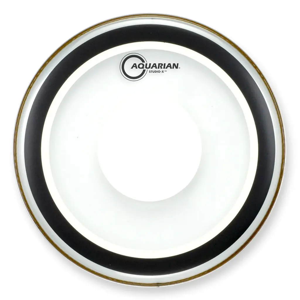 Aquarian Sxpd28 28" Studio-X Clear W/Power Dot 1