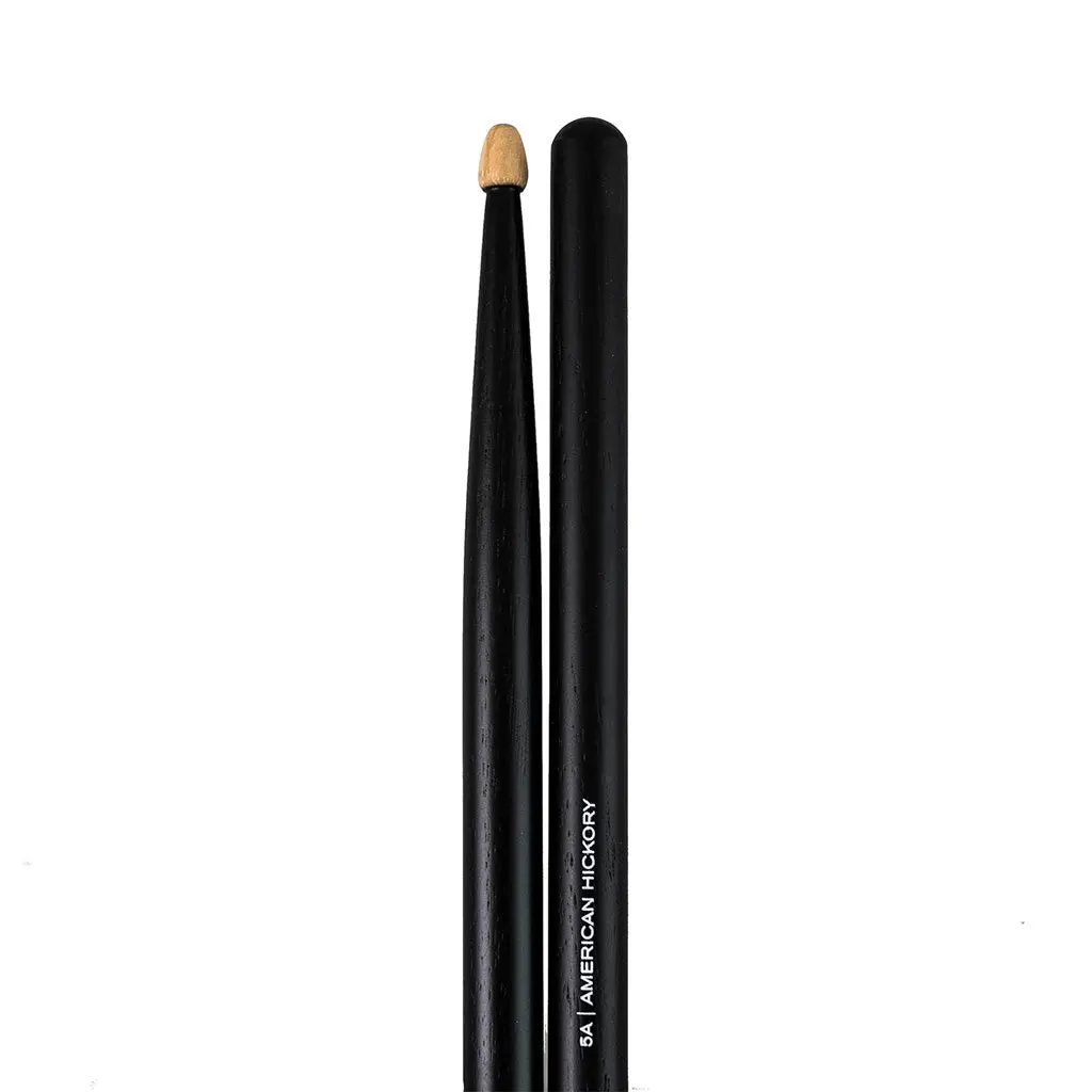 Total Percussion 5A Drumsticks - Wood Tip - Black 1