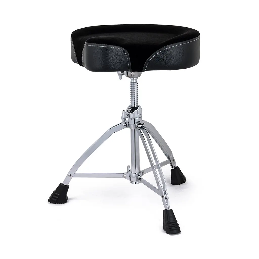 Mapex Drum Throne Saddle 17" 4" Thick Double Braced With Cloth Top 1