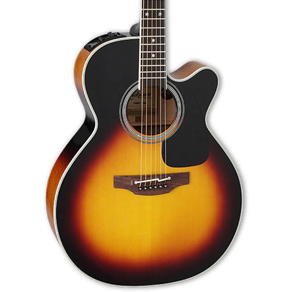 Takamine - Pro Series 6 Nex Ac/El Guitar With Cutaway - Brown Sunburst 1