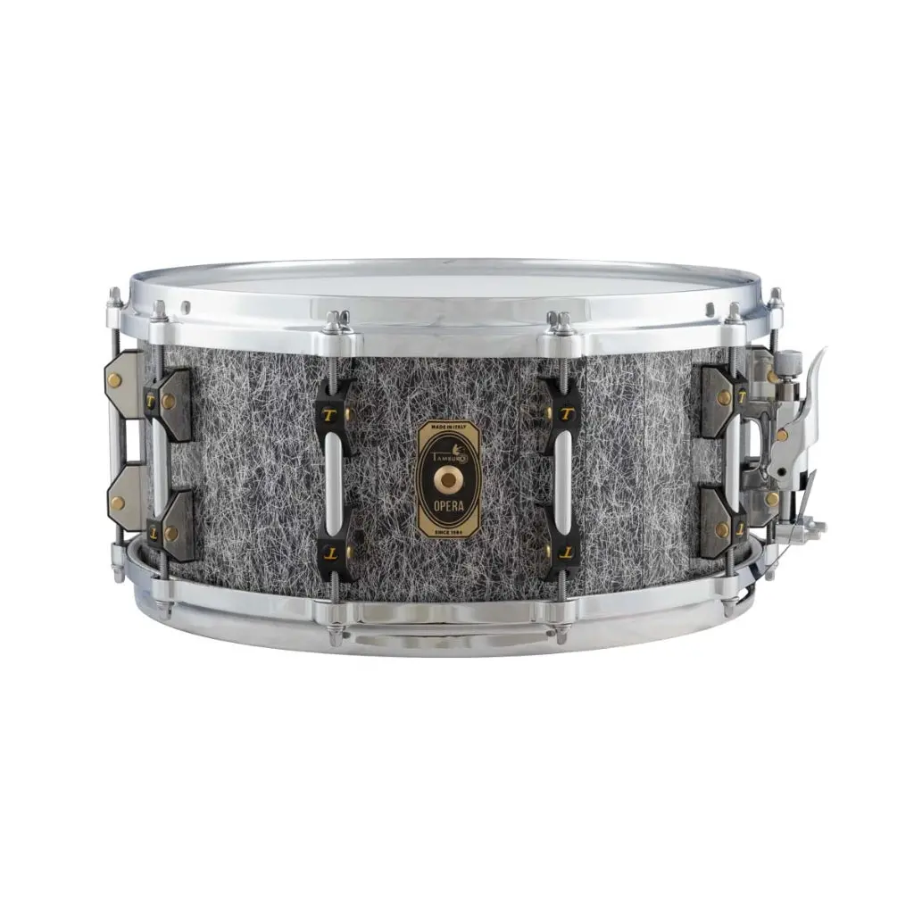 Tamburo Opera Series Snare 14"X6.5" Stave Shell - Fantasy Black 1