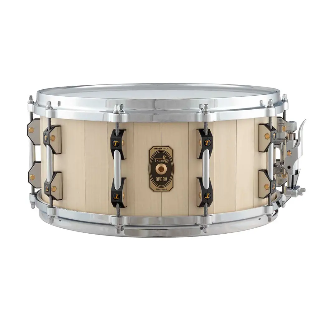 Tamburo Opera Series Snare 14"X6.5" Stave Shell - Maple 1
