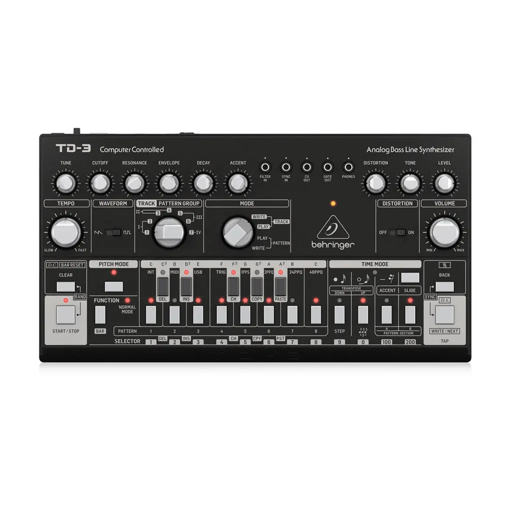Behringer Td3 Bk Analog Bass Line Synth 1