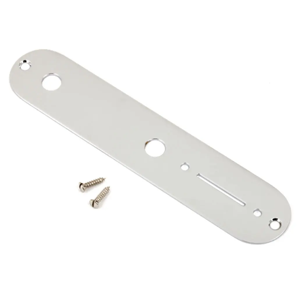Fender - Vintage Telecaster Control Plate, 2-Hole (Chrome) 1