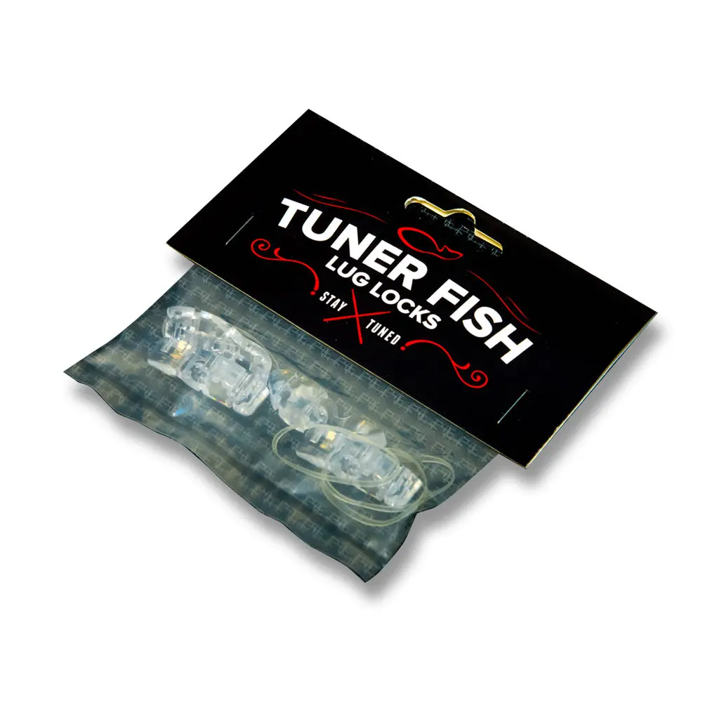 Tuner Fish Lug Locks Clear 4 Pack 1