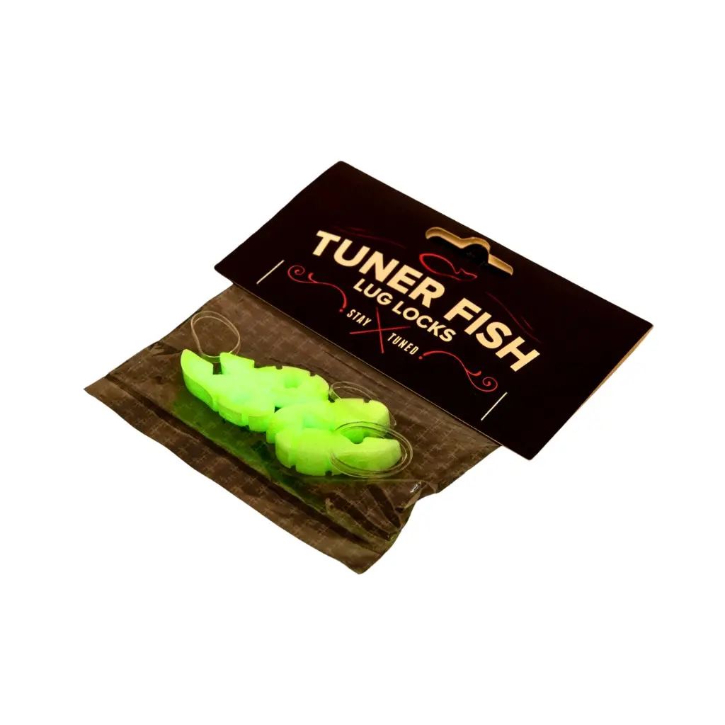 Tuner Fish Lug Locks Glow In The Dark 4 Pack 1