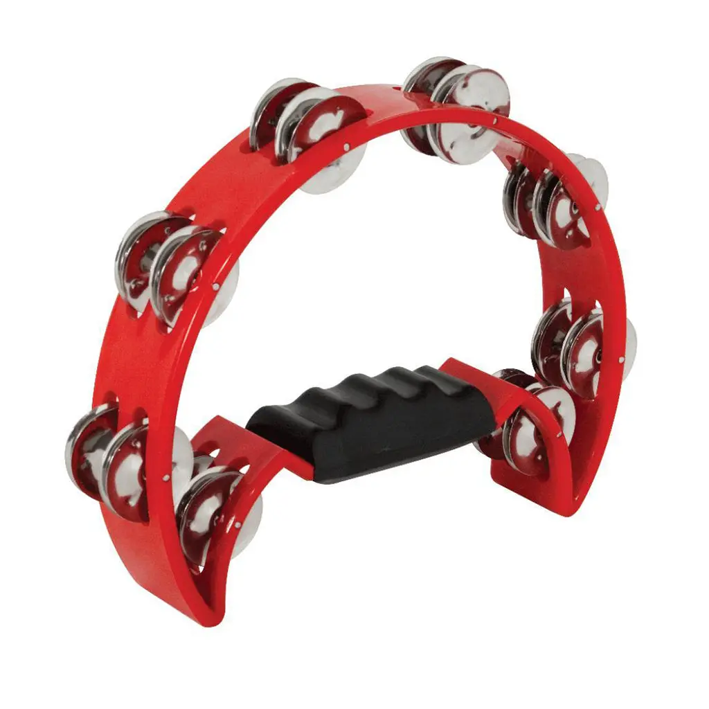 Mano Cutaway Tambourine - Red 1