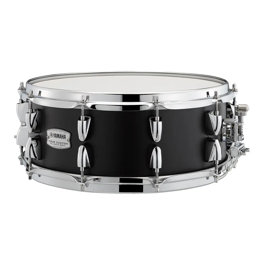Yamaha Tour Custom Maple Snare - 14X5.5 -  Licorice Satin 1