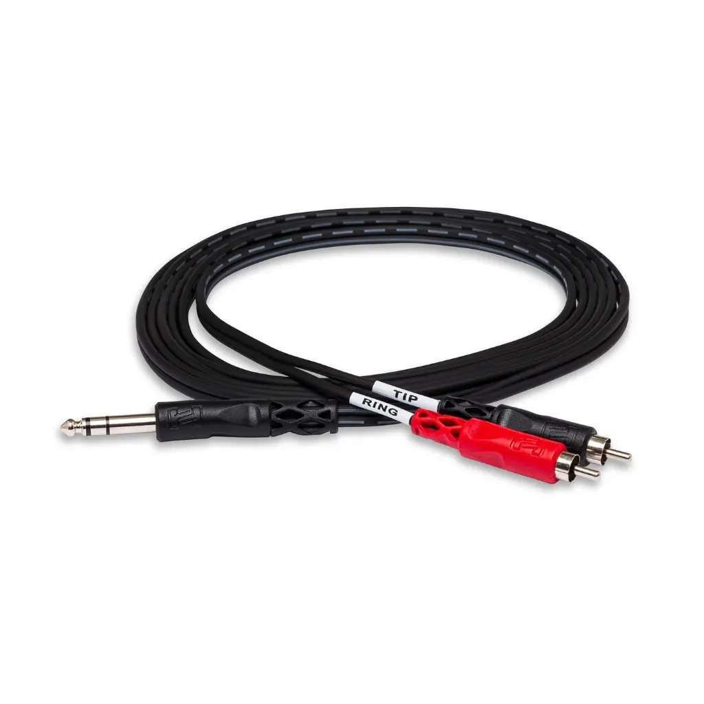 Hosa Technology 1/4 In Trs To Dual Rca Insert Cable 4M 1