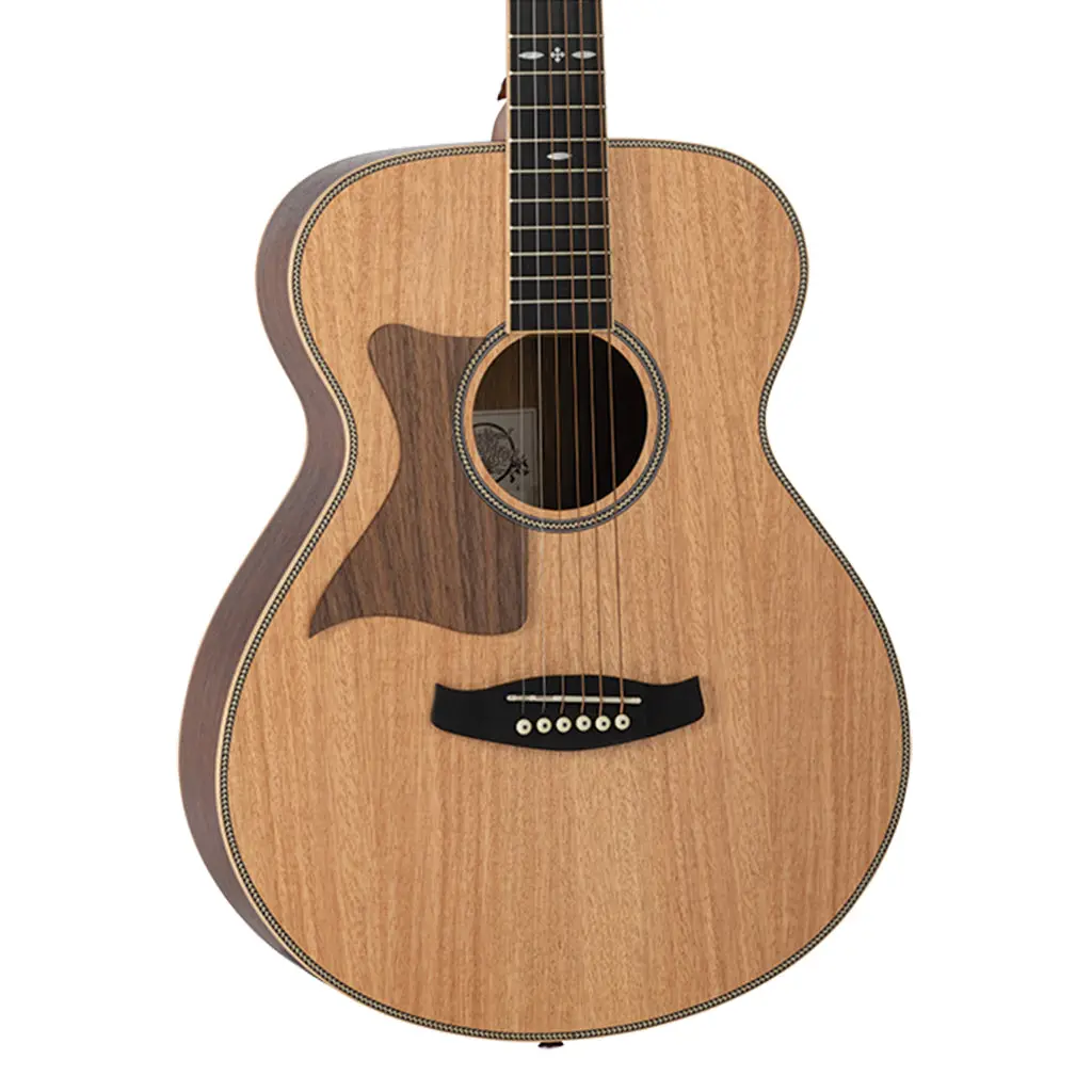Tanglewood Tru3-Hr-Lh Reunion Pro Solid Australian Red Cedar Top Folk With Hawaiian Rain Wood Back And Sides Left Handed 1