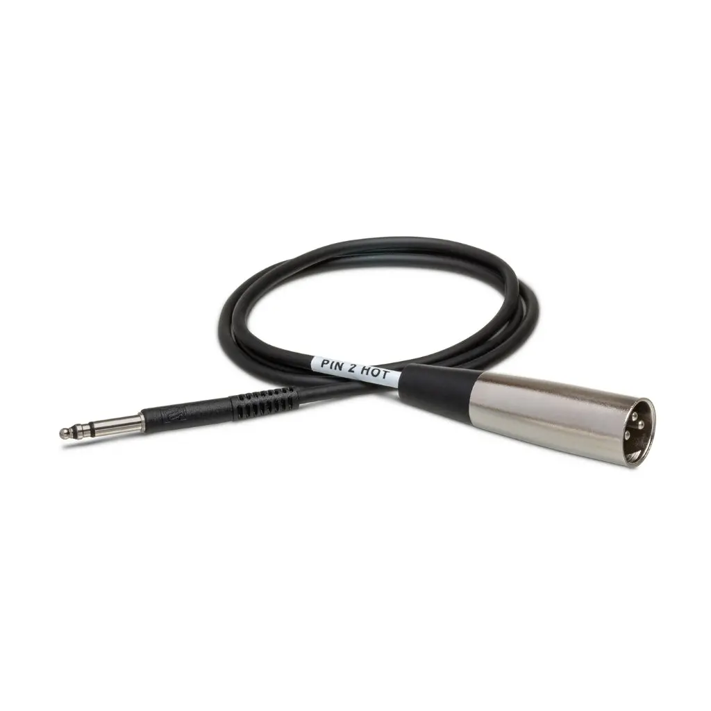 Hosa Technology Tt Trs To Xlr3m Balanced Interconnect Cable 3Ft 1