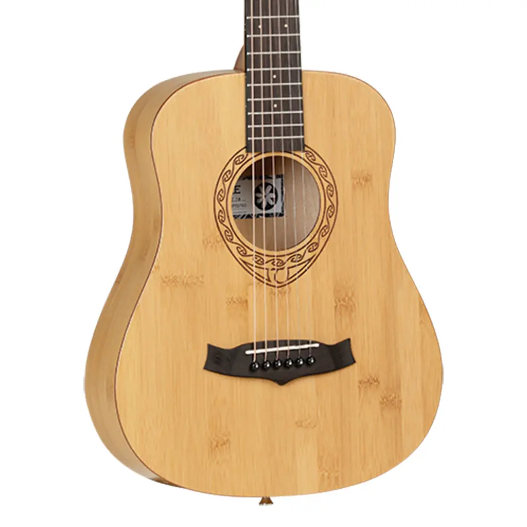 Tanglewood Twt18 Tiare Bamboo Traveller Guitar With Gig Bag 1