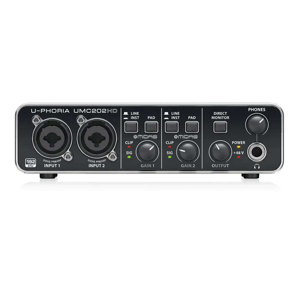 Behringer U-Phoria Umc202hd Interface 1