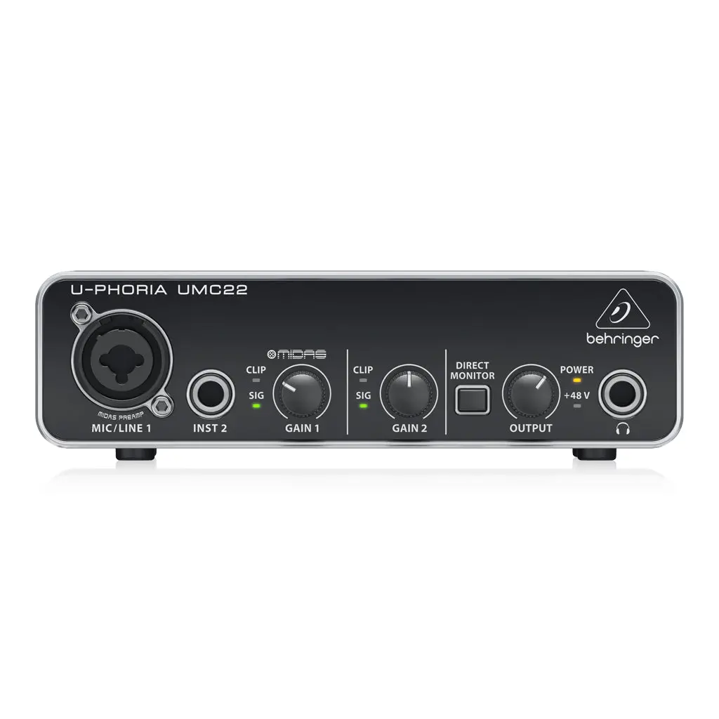 Behringer U-Phoria Umc22 Interface 1
