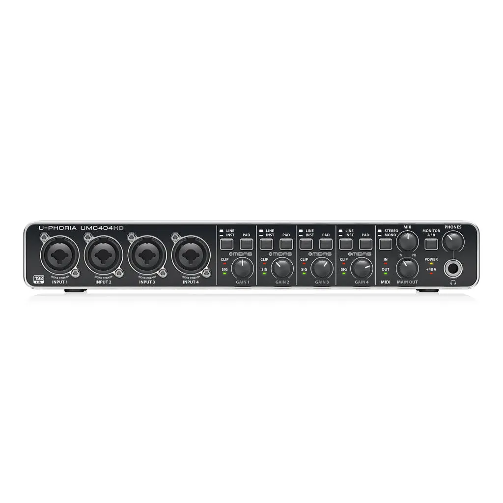 Behringer U-Phoria Umc404hd Interface 1
