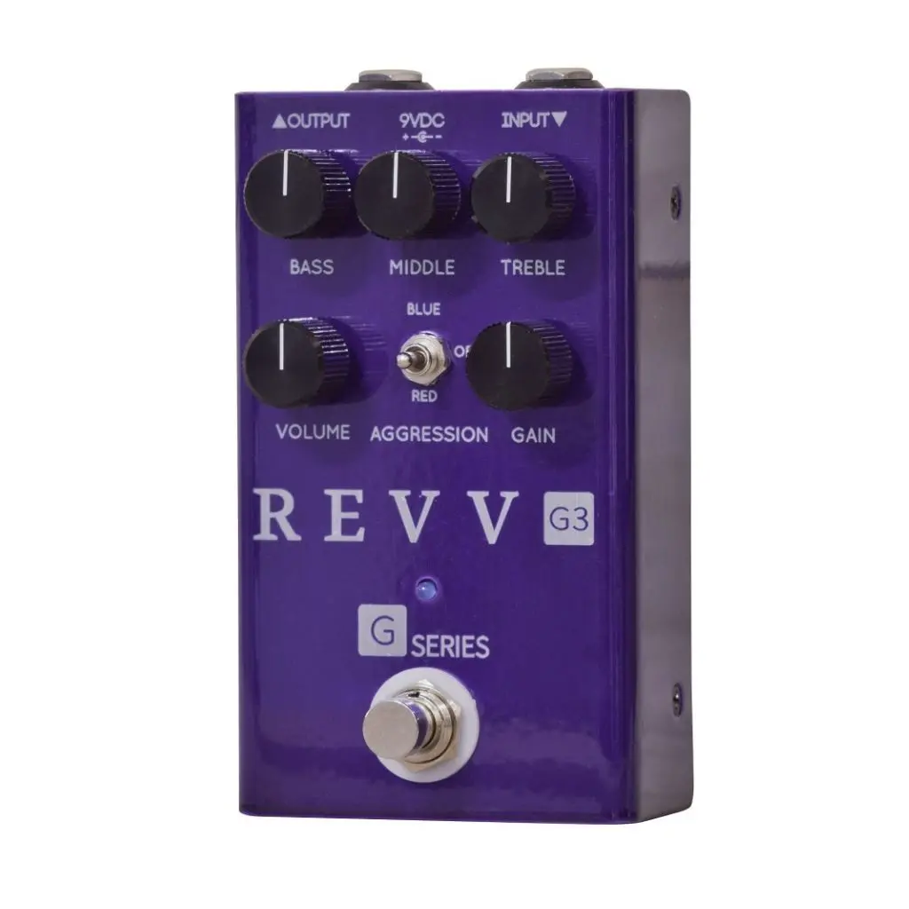 Revv Amplification G3 Purple Channel Overdrive Pedal 1