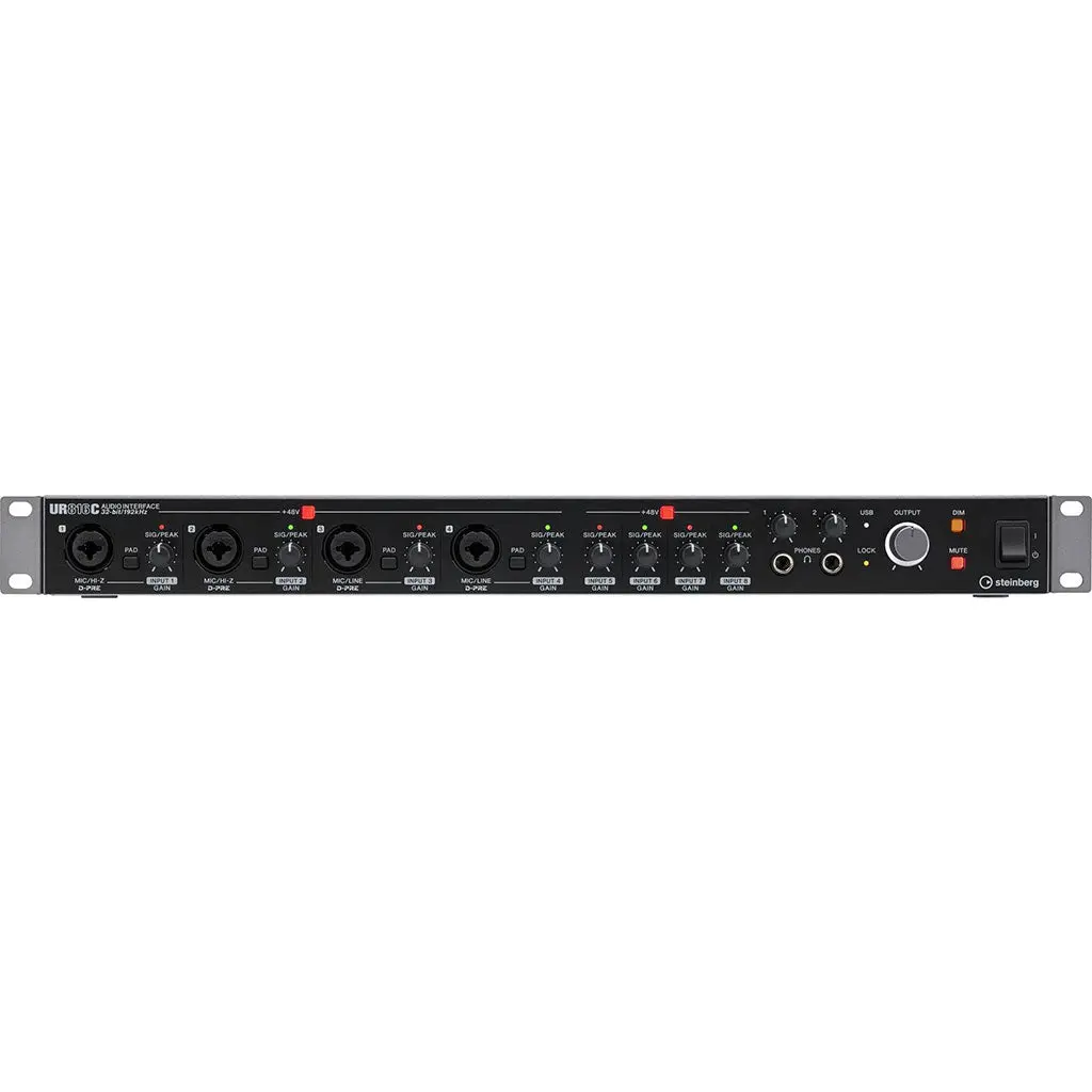 Steinberg Ur816c 16X16 Usb Type-C Gen 3.1 Audio Interface 1