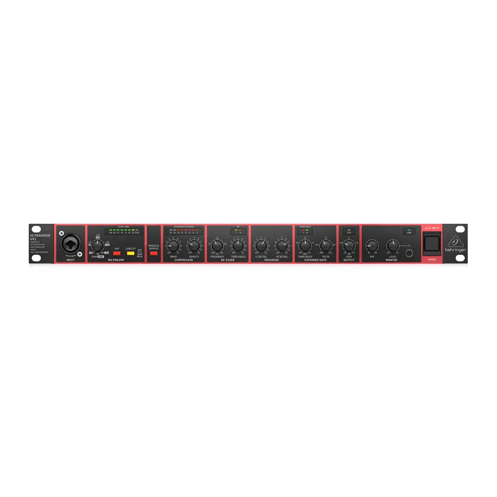 Behringer Uv1 Mic Preamp Voice Processor Interface 1