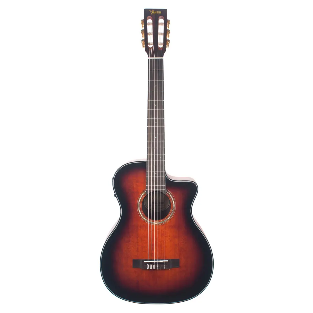 Valencia 430 Series Classical Guitar - Sunburst 2