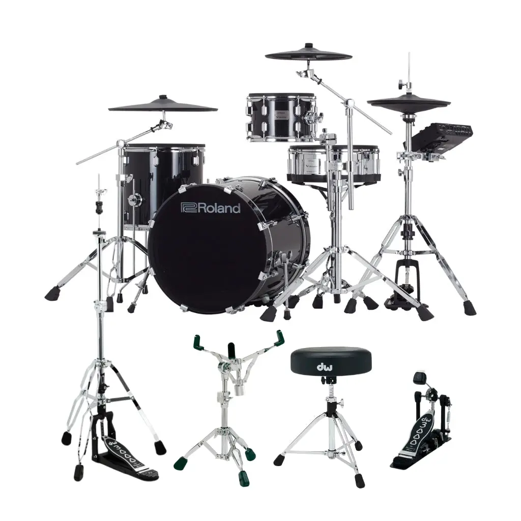 Roland Vad504s V Drum Kit Bundle With Dw Hardware 1