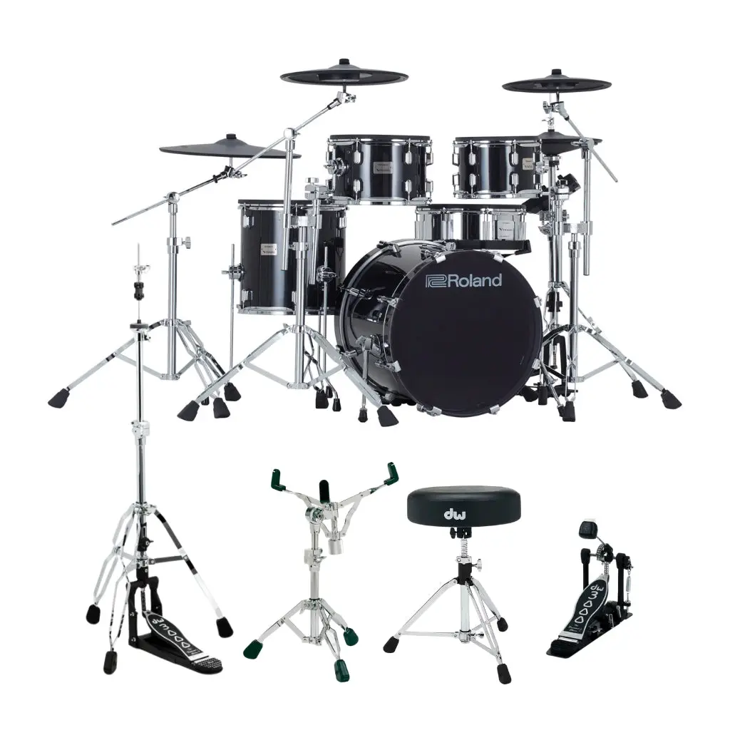 Roland Vad507s V Drum Bundle With Dw Hardware 1