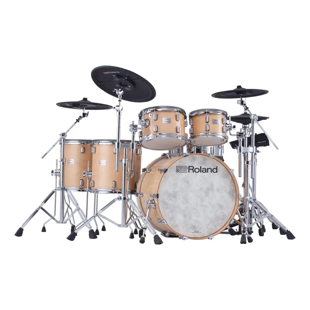 Roland Vad716gns Vad Kit Gloss Natural With Dw 3000 Series Hardware 1