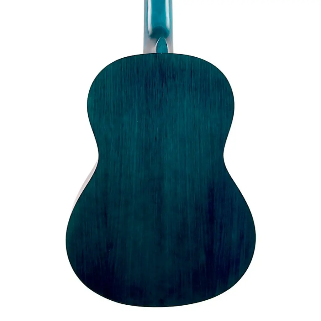 Valencia - 200 Series 1/2 Size Classical Guitar - Transparent Blue 2