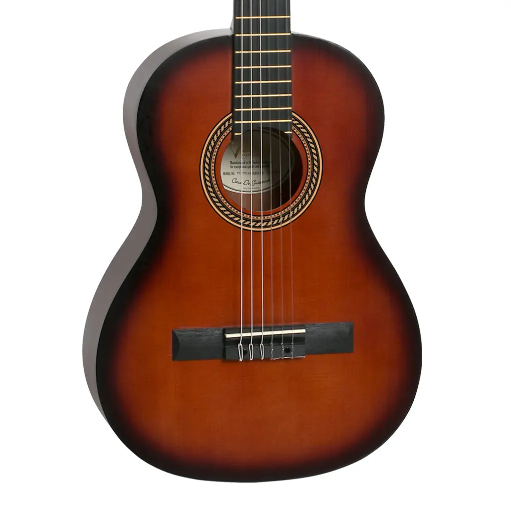 Valencia Vc203 - 3/4 Classical Guitar - Classic Sunburst 1