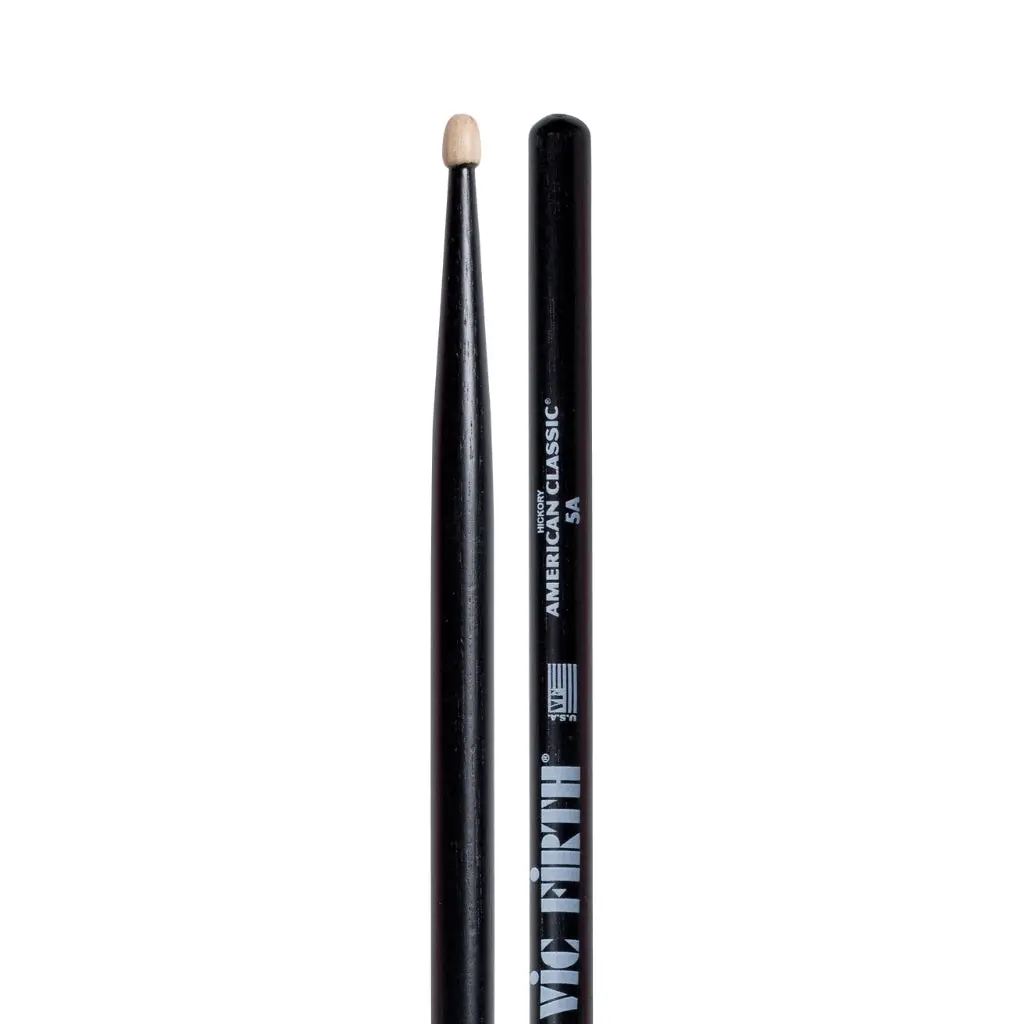 Vic Firth American Classic Wood Tip 5A In Black Finish 1