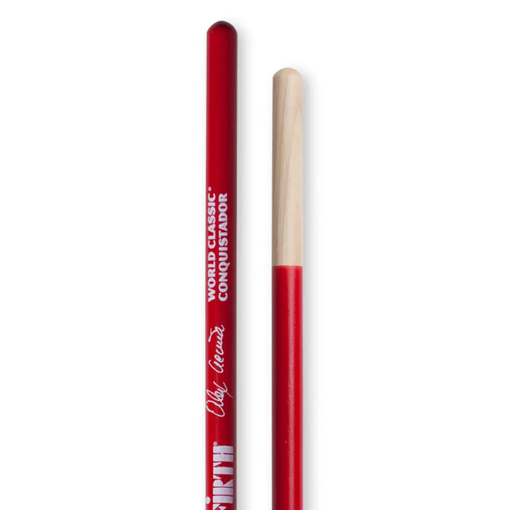 Vic Firth World Classic® Alex Acuña Conquistador (Red) Timbale Stick 1