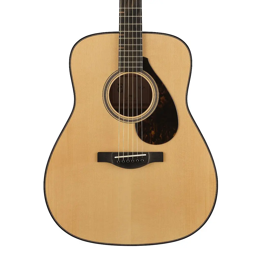 Yamaha Fg9 Mahogany Dreadnought Acoustic Guitar With Case - Natural 1