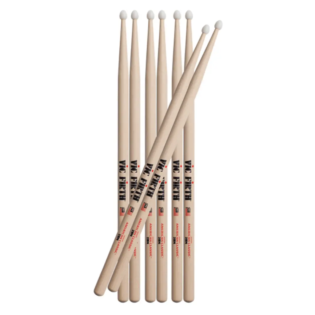 Vic Firth - Buy 3 Get 1 Free Pack - 2B Nylon 1