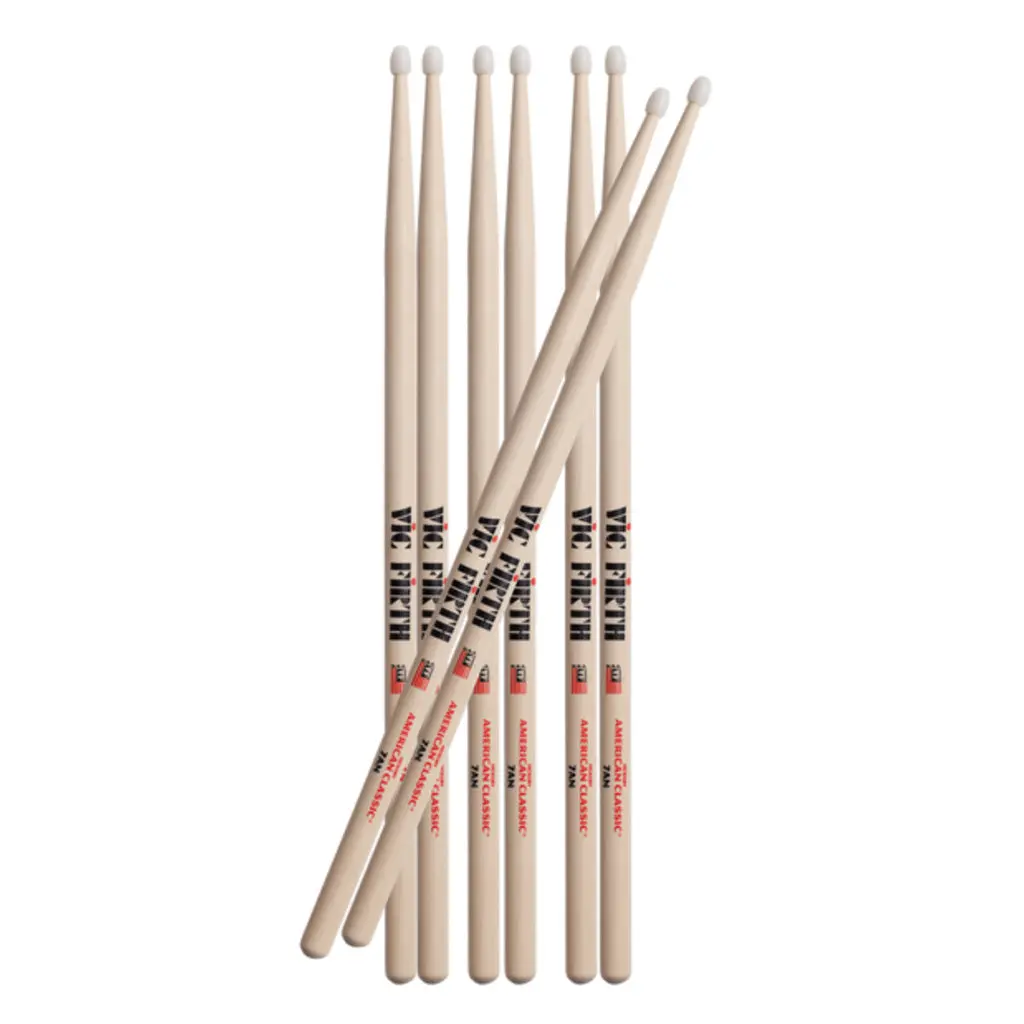 Vic Firth - Buy 3 Get 1 Free Pack - 7A Nylon 1