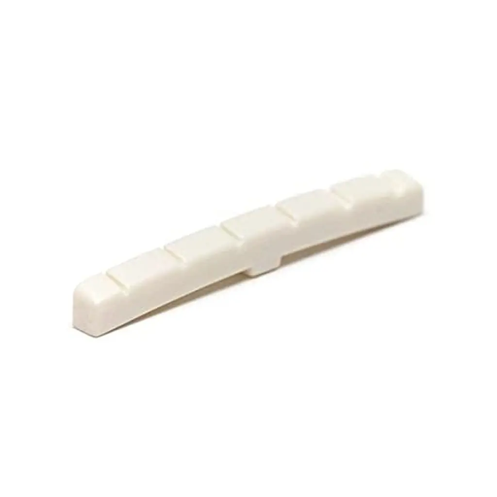 Vgp71 Electric Guitar Nut Curved Bottom Slotted - Bone - 43 X 3.2 5.65 1