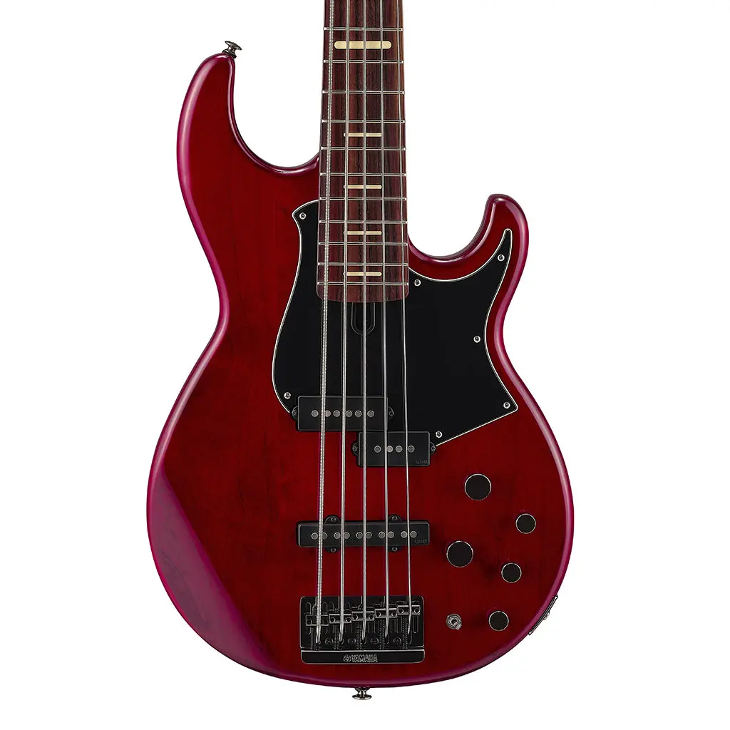 Yamaha Bb735a 5-String Bass Guitar - Fired Red 1