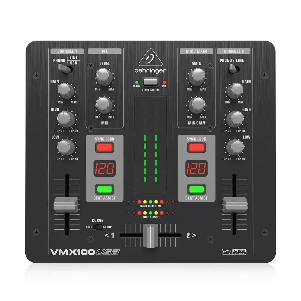 Behringer Vmx100usb Pro Dj Mixer 1