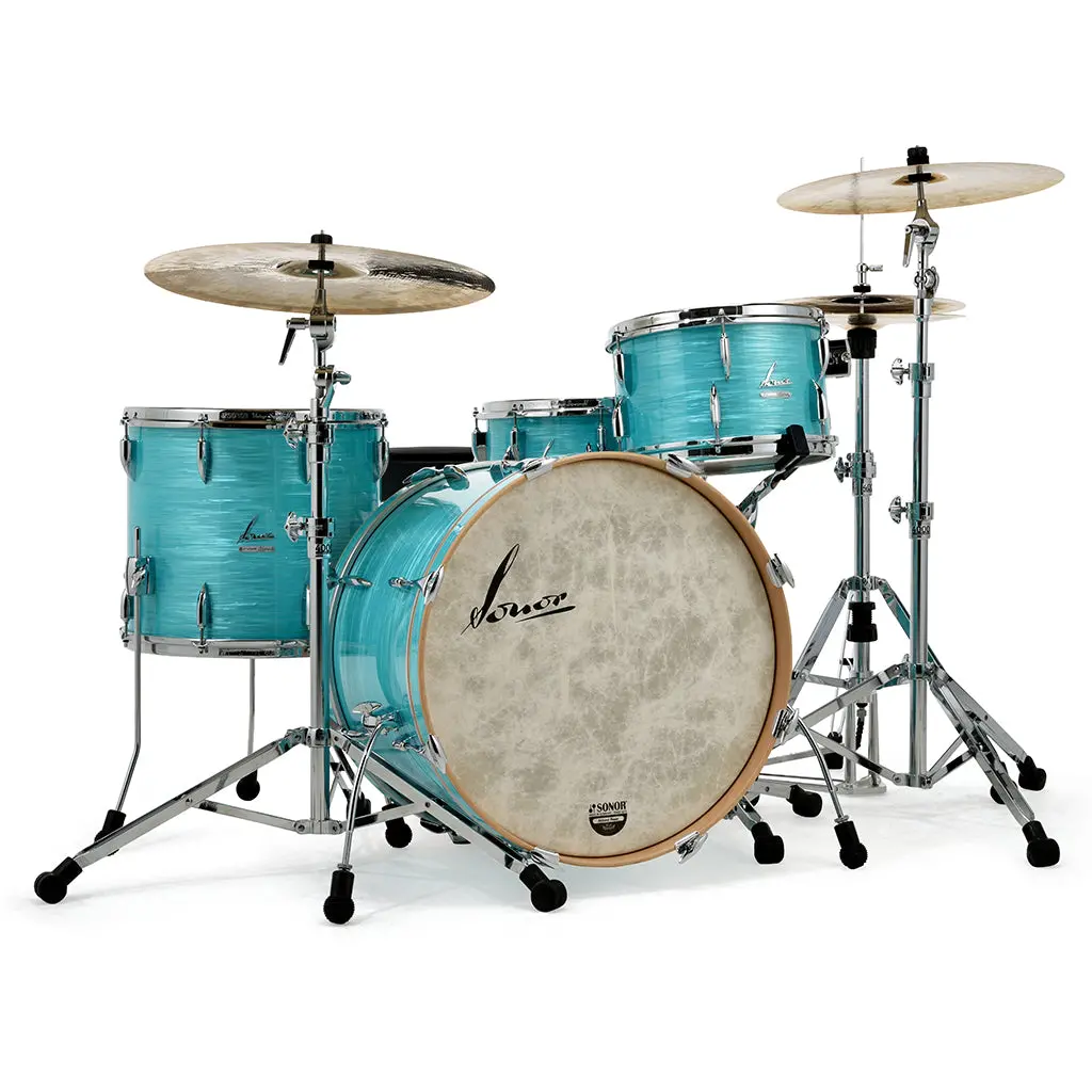 Sonor Vintage Series 3 Piece Shell Set 13, 16, 22 - California Blue 1