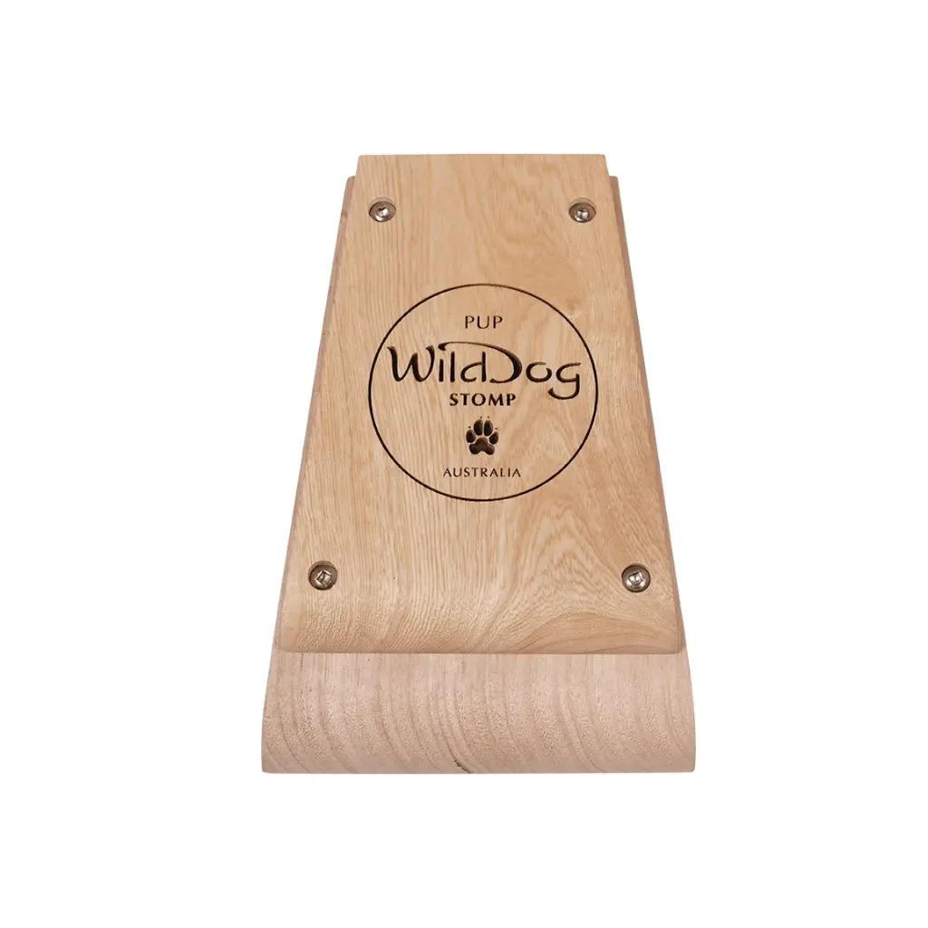 Wild Dog Pup Compact Stomp Box - Tasmanian Oak & Qld Jacaranda 1