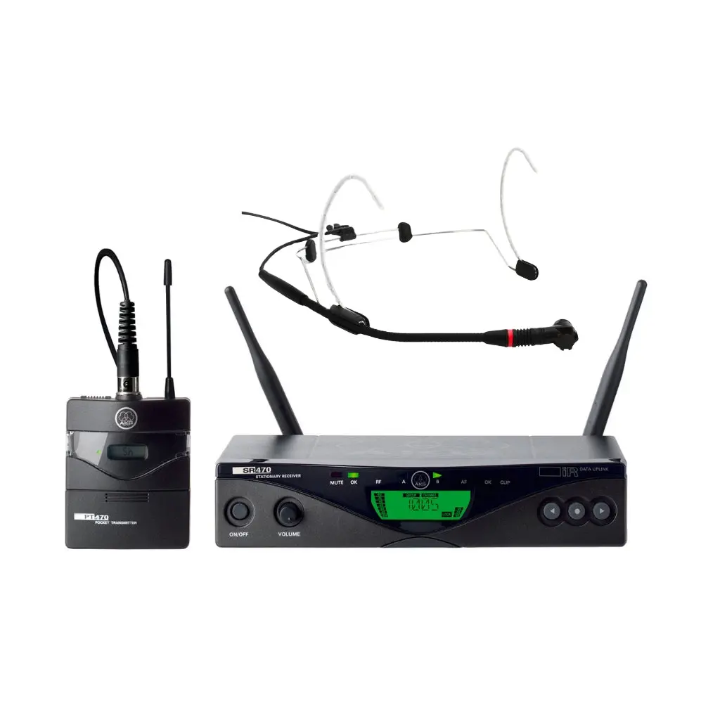 Akg Wms470 Wireless Presenter Set - Headworn + Lapel 1