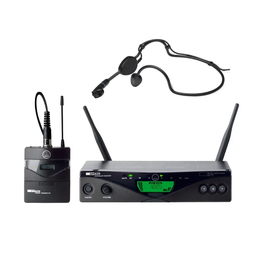Akg Wms470 Wireless Sports Set - Headworn Mic 1