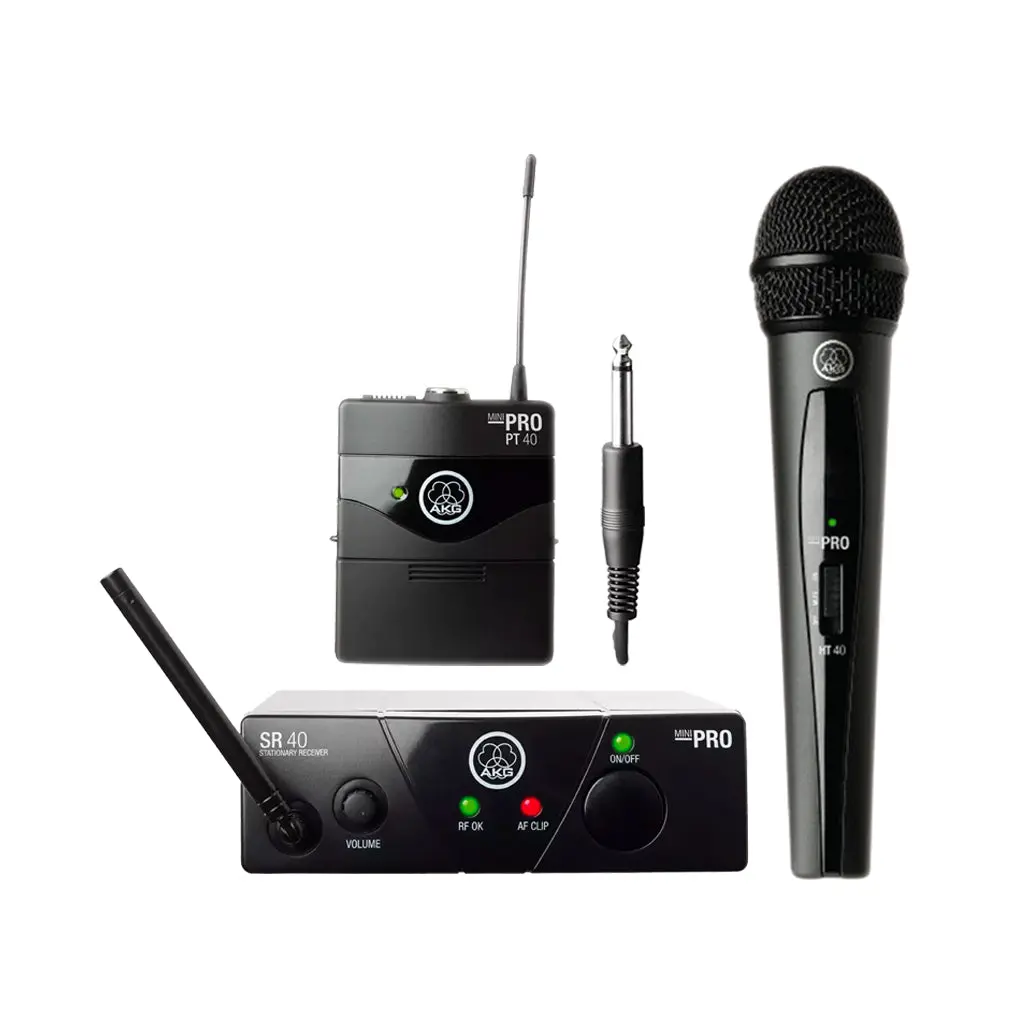 Akg Wms40  Mini Dual Vocal + Instrumental Set Band A/C 1