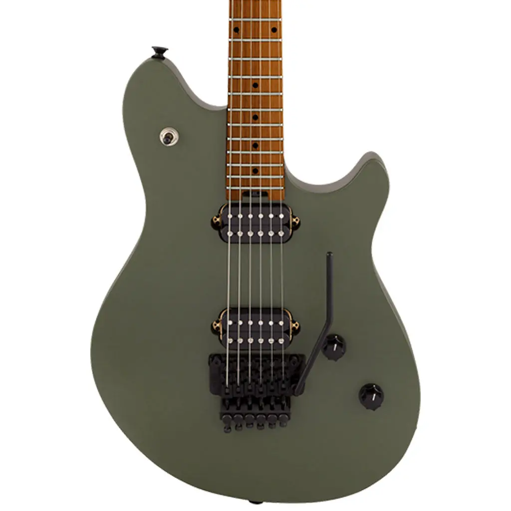 Evh Wolfgang® Wg Standard, Baked Maple Fingerboard, Matte Army Drab 1