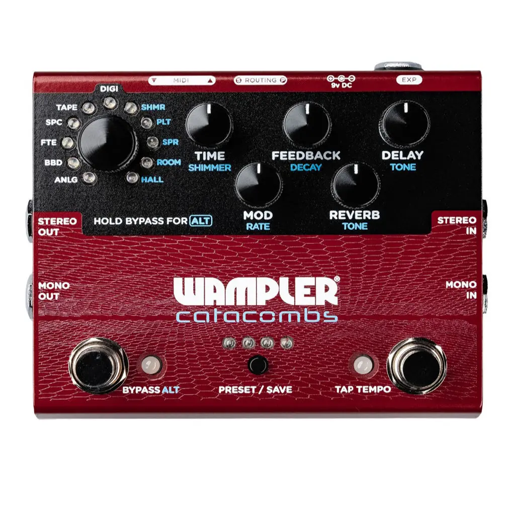 Wampler Catacombs Reverb And Delay Pedal 1