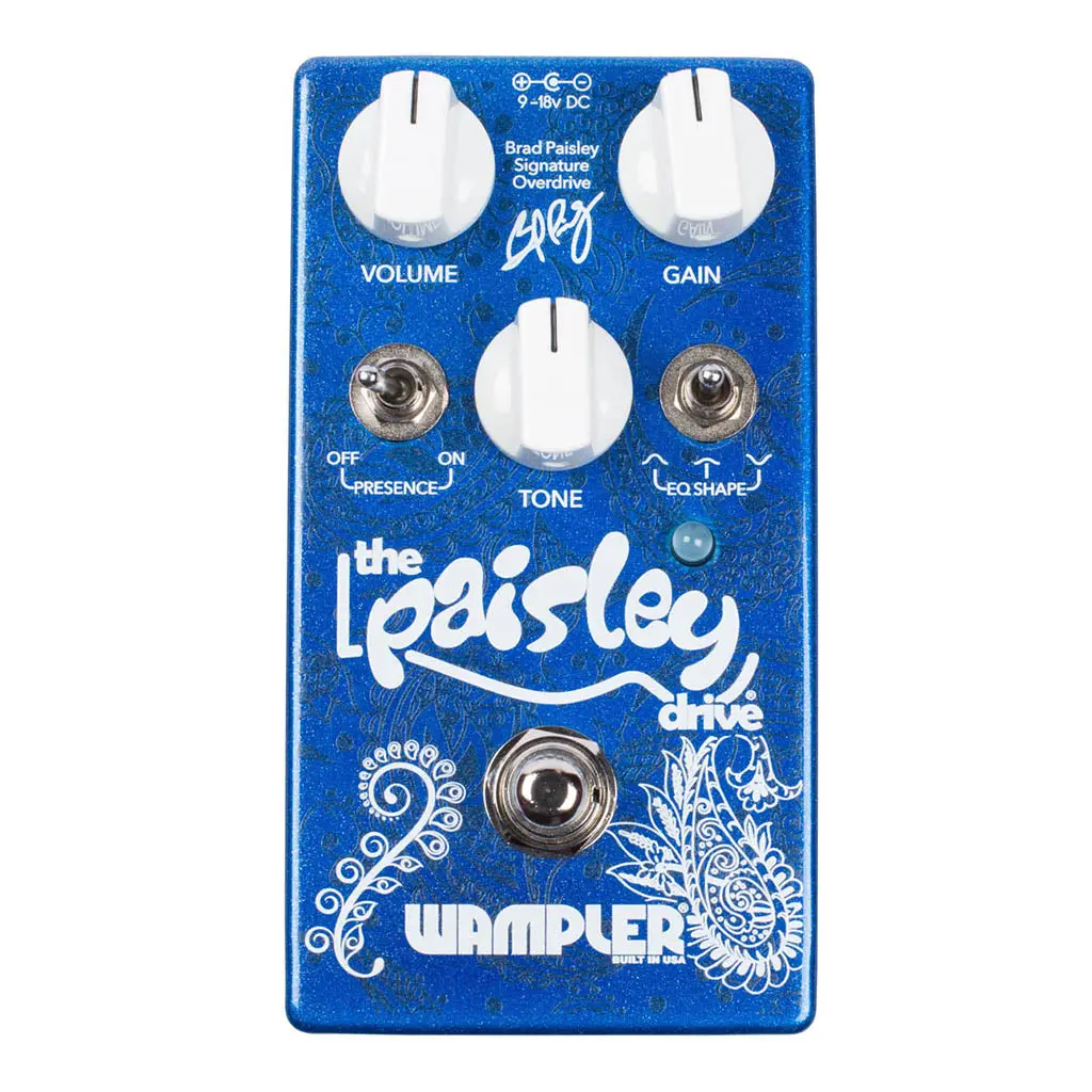 Wampler Signature Brad Paisley Overdrive Pedal 1