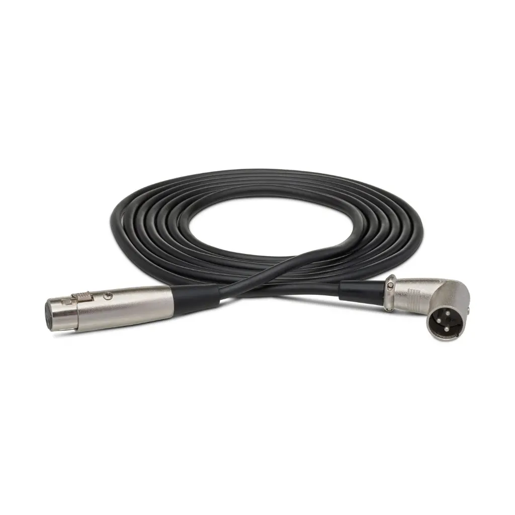 Hosa Technology Xlr3f To Right-Angle Xlr3m Balanced Interconnect Cable 15Ft 1