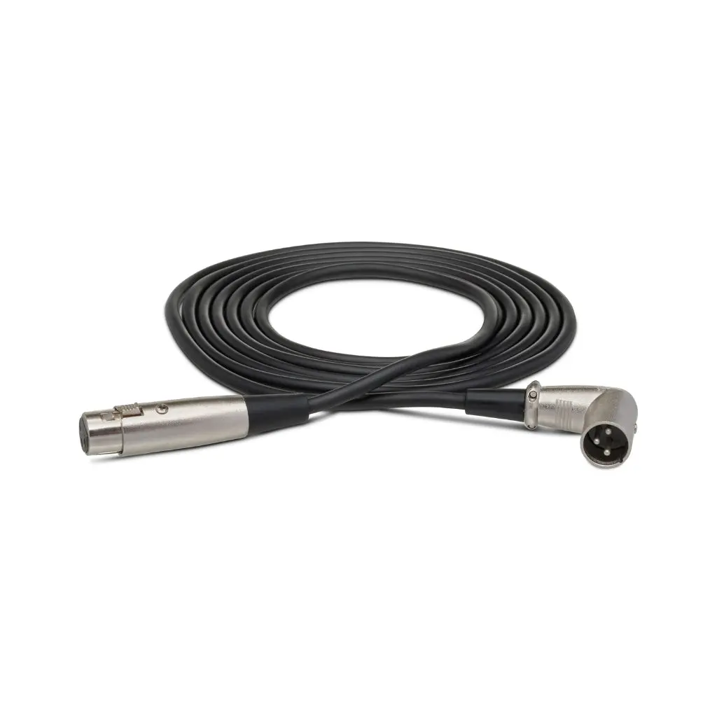 Hosa Technology Xlr3f To Right-Angle Xlr3m Balanced Interconnect Cable 25Ft 1