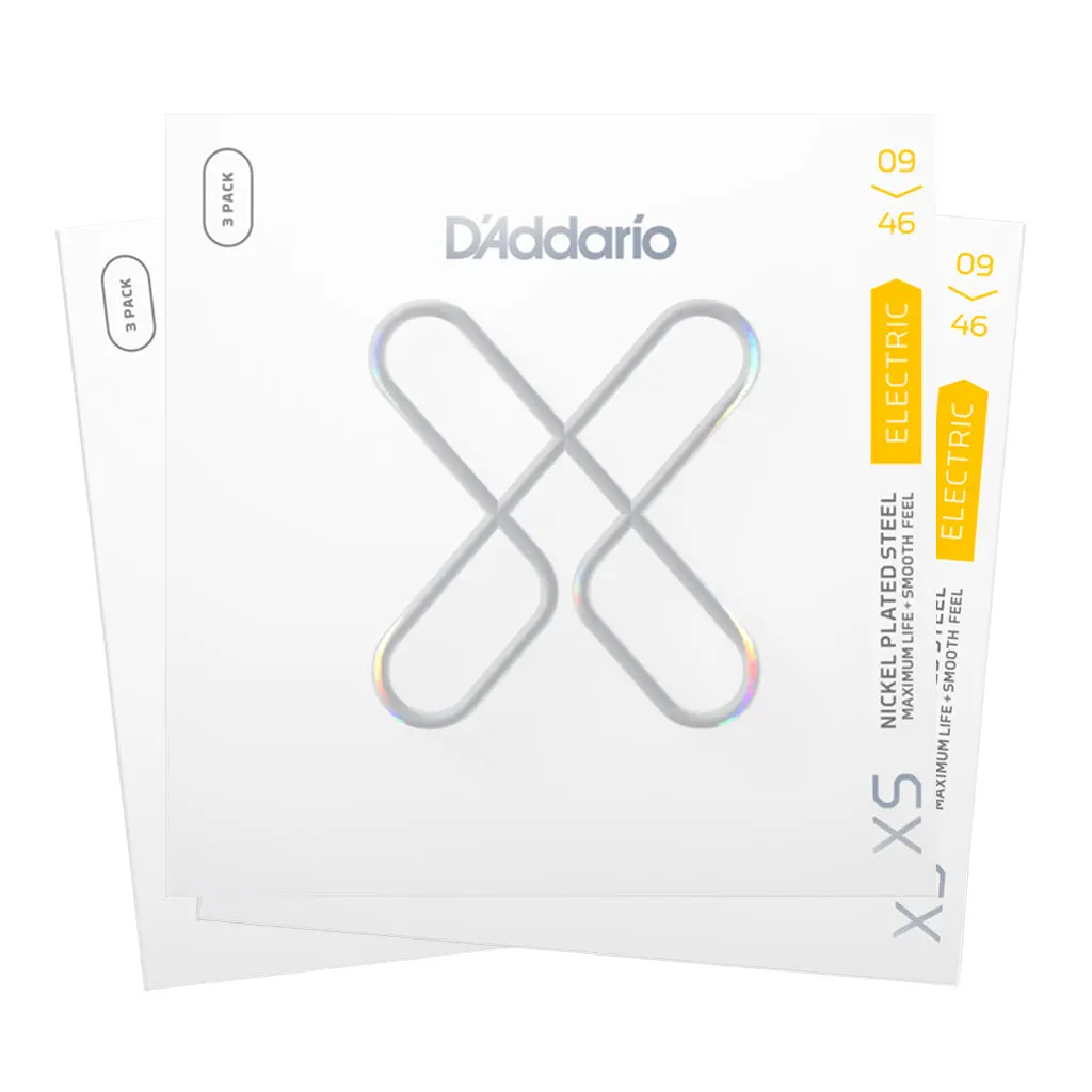 D'addario Xs 3 Pack - 09-46 Electric Guitar Strings 1