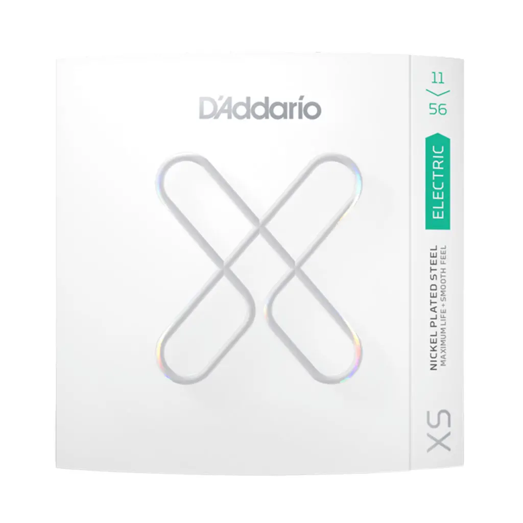 D’Addario 11-56 Medium Top/Extra Heavy Bottom Coated Electric Guitar Strings 1